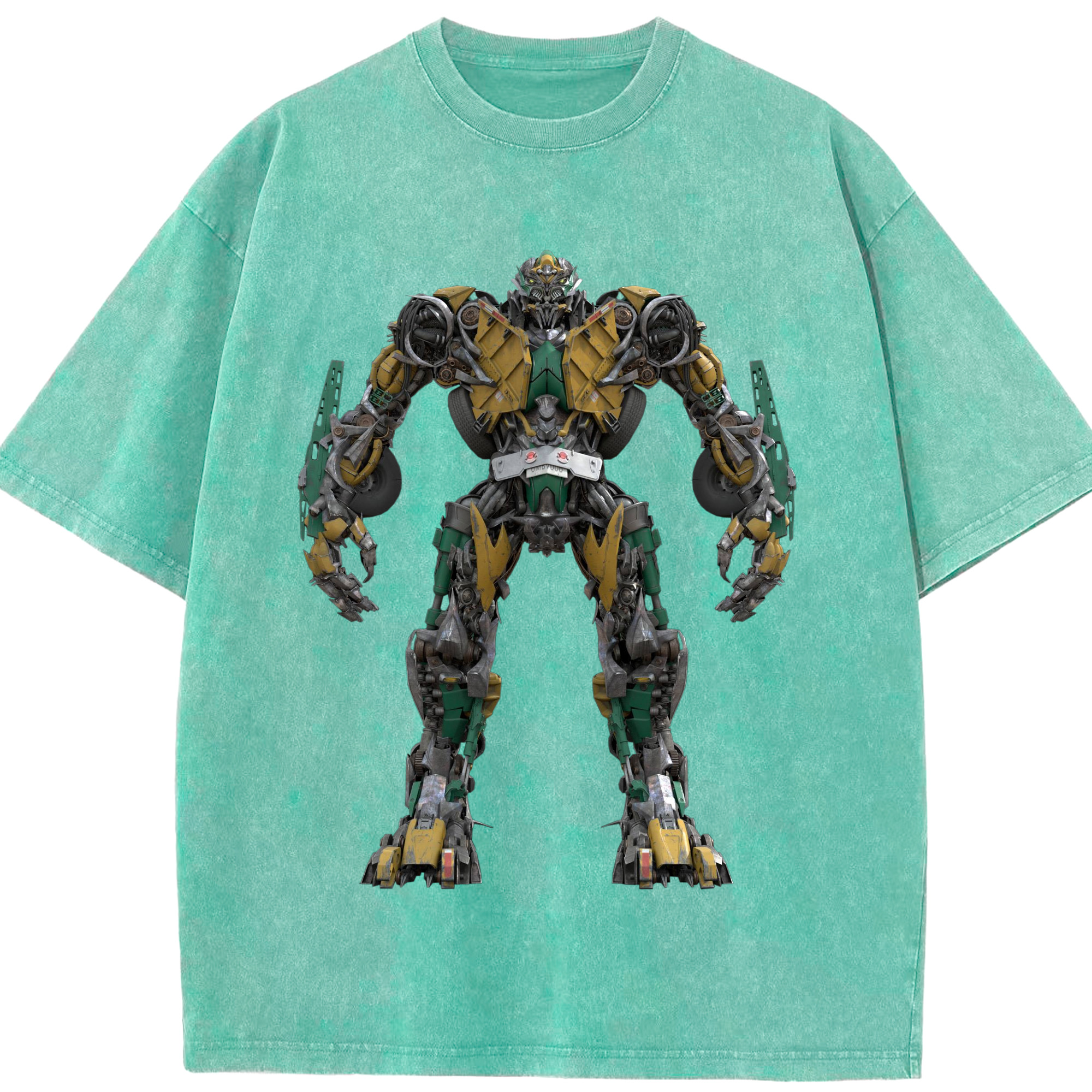 （画像用）  綿100% ヴィンテージ風 半袖Tシャツ（フロントプリント）